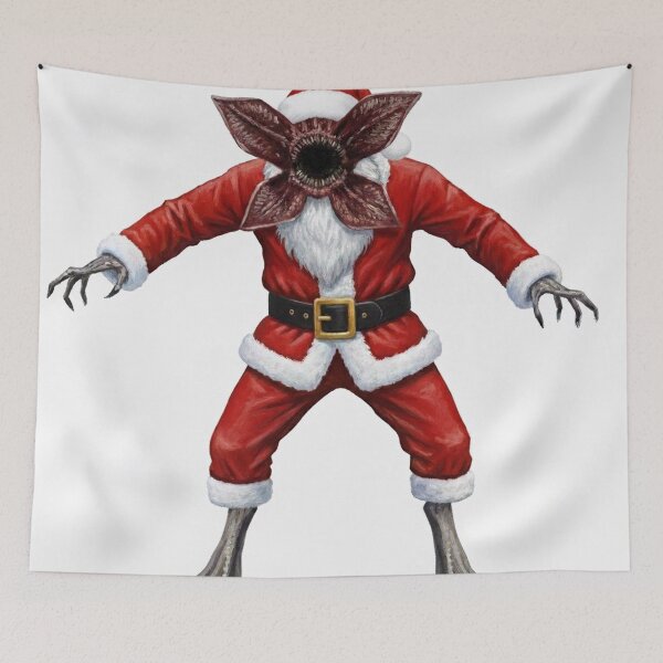 Item preview, Monster Santa Creature Holiday Artwork designed and sold by 19steven88.