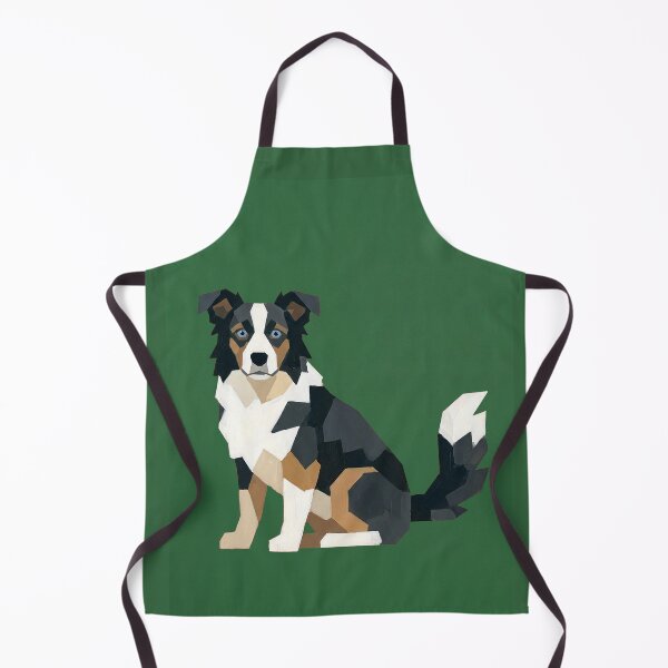 Item preview, Modern Australian Shepherd Art – Minimalist Block-Color Dog Painting designed and sold by Sixmagicbeans.