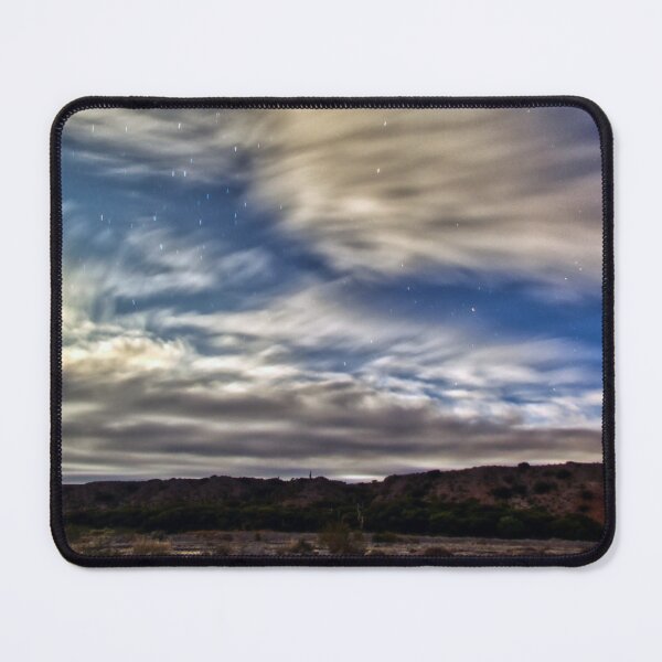 Item preview, Starry Night on the Quebrada: Wispy Clouds and River (HDR Photo) designed and sold by Keltoi-art.