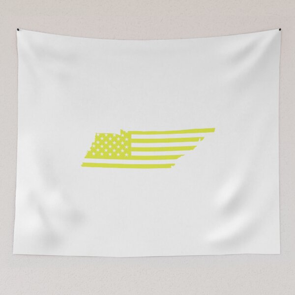 Item preview, Tennessee USA Flag Silhouette – Stars and Stripes State Outline designed and sold by Paper Drip.