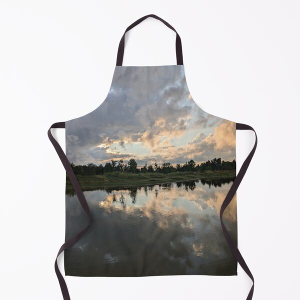 Item preview, Golden Reflections: Tranquil Sunset Over a Mirror-Like Lake designed and sold by Photogenic Snap.