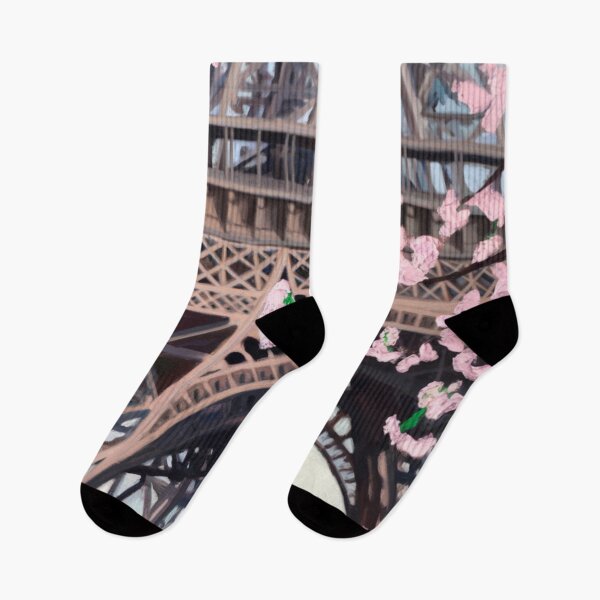 Item preview, Paris Blossoms | Romantic Tower View Painting designed and sold by CARRAANN.