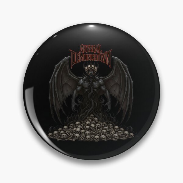 Item preview, Death Metal Shirt - Winged Abyss Demon Rising Over Skulls designed and sold by NickPositron.