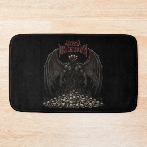 Item preview, Death Metal Shirt - Winged Abyss Demon Rising Over Skulls designed and sold by NickPositron.