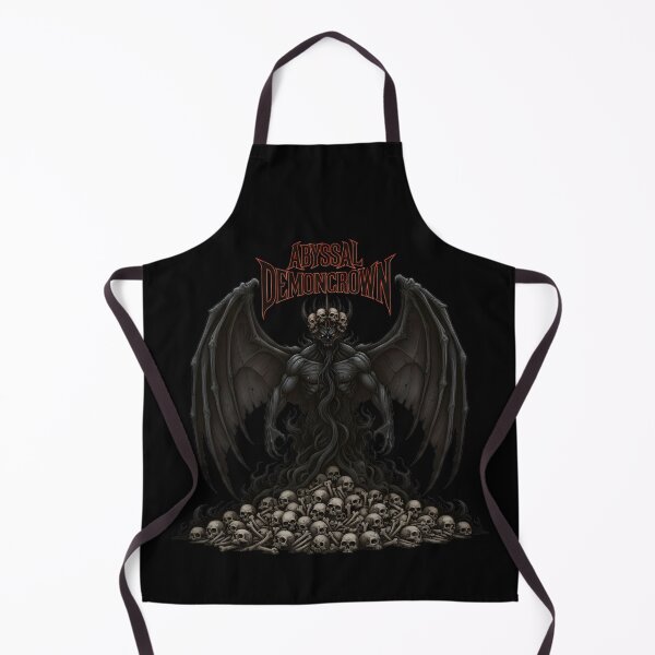 Artikelvorschau, Death Metal Shirt - Winged Abyss Demon Rising Over Skulls entworfen und verkauft von NickPositron.