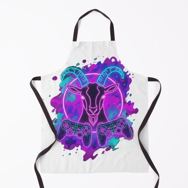 Item preview, Synthwave Goat Gamer designed and sold by LoganDzign.