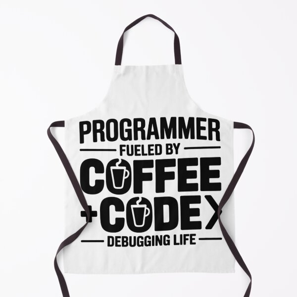 Item preview, Programmer Fueled By Coffee And Code Debugging Life Funny Tech Typography designed and sold by GiftsForge.