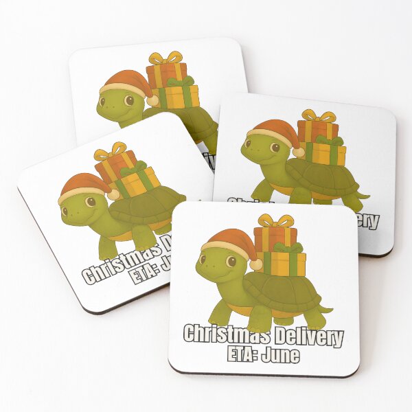 Item preview, Christmas Turtle Delivery – ETA June designed and sold by SVALANART.