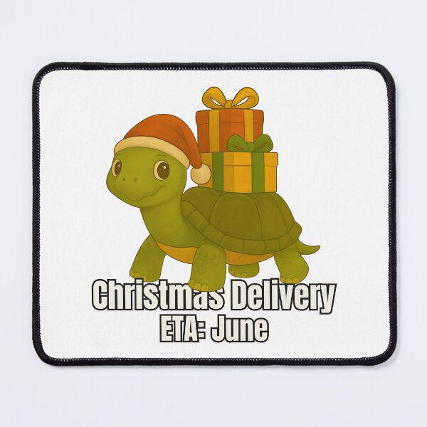Item preview, Christmas Turtle Delivery – ETA June designed and sold by SVALANART.