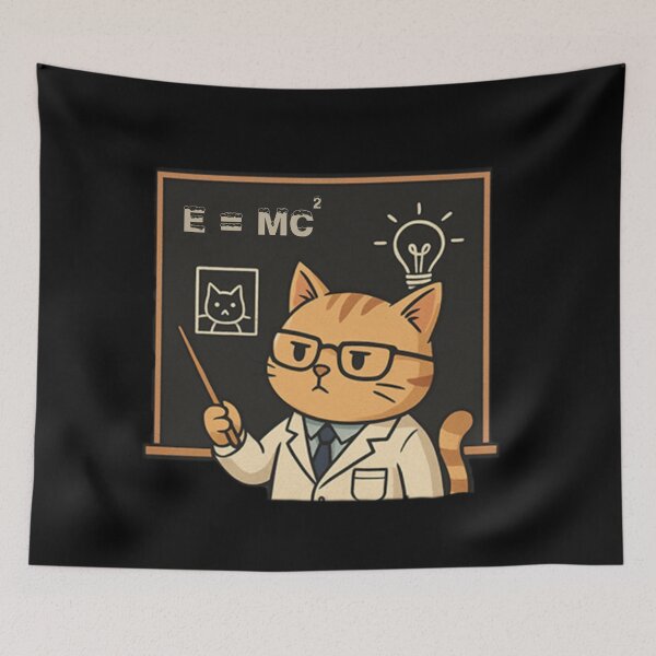 Item preview, Schrödinger’s Cat Physics Teacher – Funny Quantum Physics Design designed and sold by Ach&Koor.