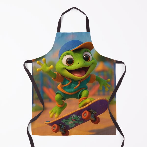 Item preview, Skater Green Tree Frog designed and sold by Sillytoe.