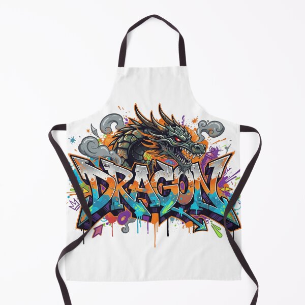 Item preview, Urban Graffiti Dragon Head Mascot designed and sold by newvisionart191.
