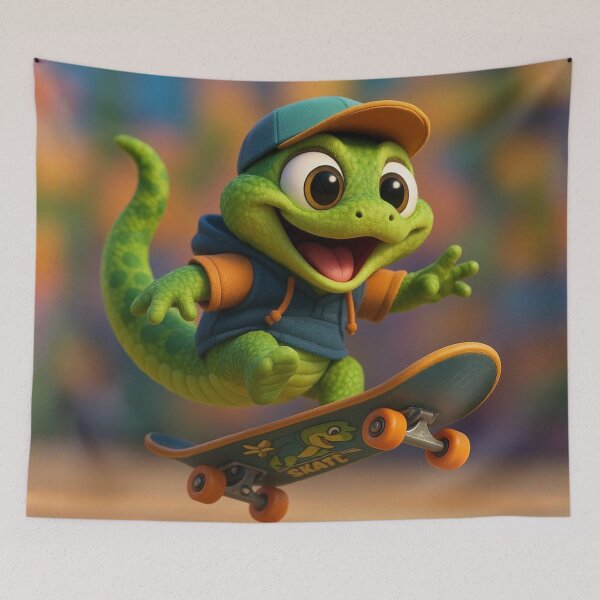 Item preview, Skater Green Tree Python designed and sold by Sillytoe.