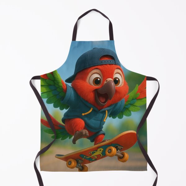 Item preview, Skater Green Wing Macaw designed and sold by Sillytoe.