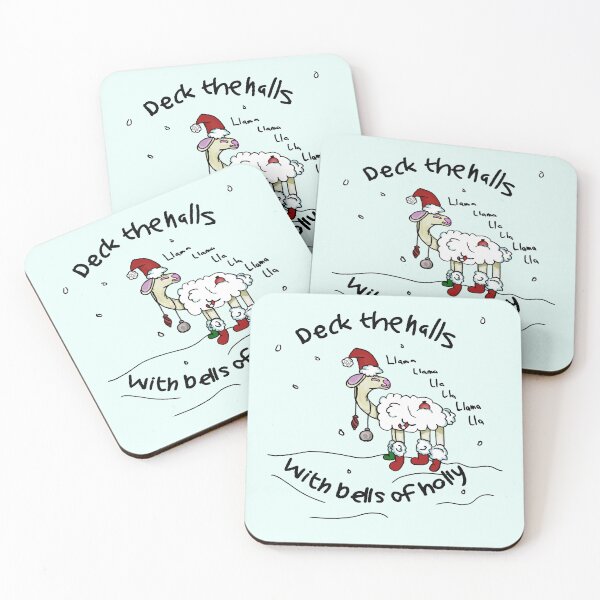 Item preview, Llama Christmas - Deck the Halls with bells of holly T-Shirt designed and sold by ZaRenDiLuEt.