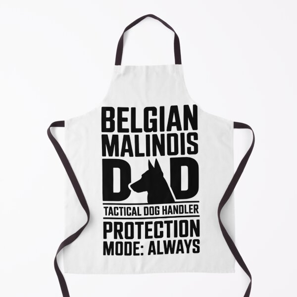 Item preview, Belgian Malinois Dad Tactical Dog Handler Protection Mode Always Typography designed and sold by GiftsForge.