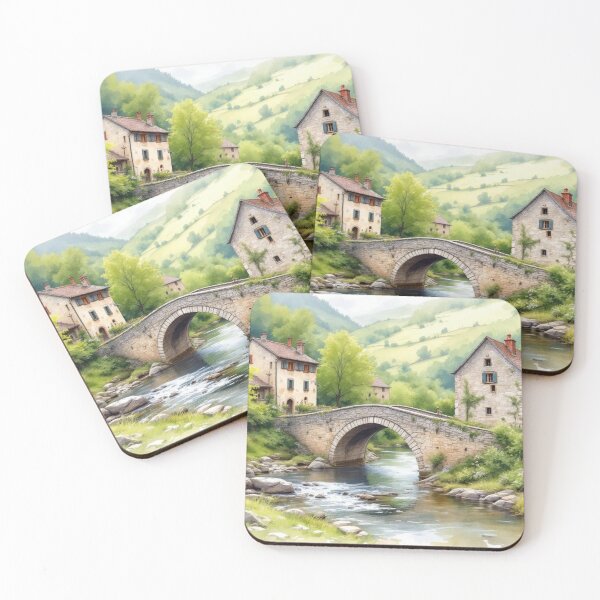 Item preview, Bridge over the Lot (Aveyron) designed and sold by jefboutique6150.