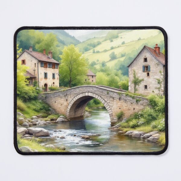 Item preview, Bridge over the Lot (Aveyron) designed and sold by jefboutique6150.