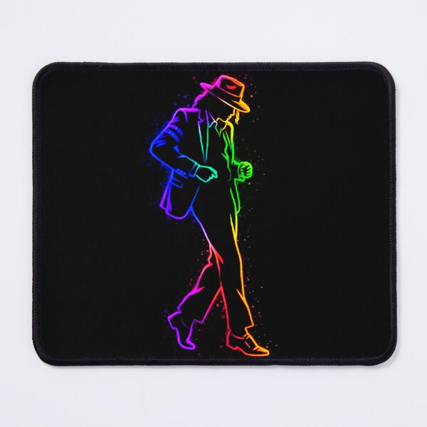 Item preview, MJ Moonwalk Neon Glow Dance King of Pop designed and sold by ExploreAura Studio.