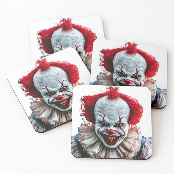 Item preview, Creepy Nightmare Clown – Evil Circus Horror Portrait for Halloween designed and sold by MED-AFDS.