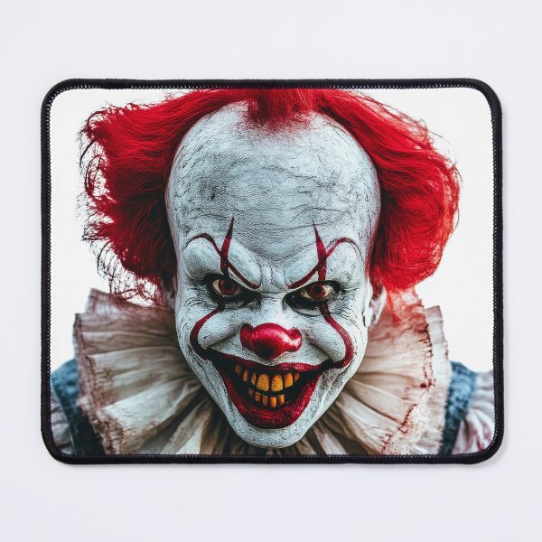 Item preview, Creepy Nightmare Clown – Evil Circus Horror Portrait for Halloween designed and sold by MED-AFDS.