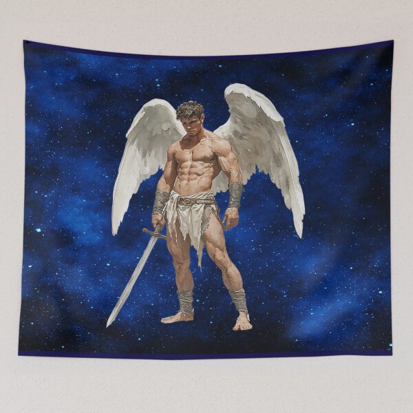 Item preview, Heavenly Protector – Guardian Angel Watching Over You designed and sold by MysticOzzy.