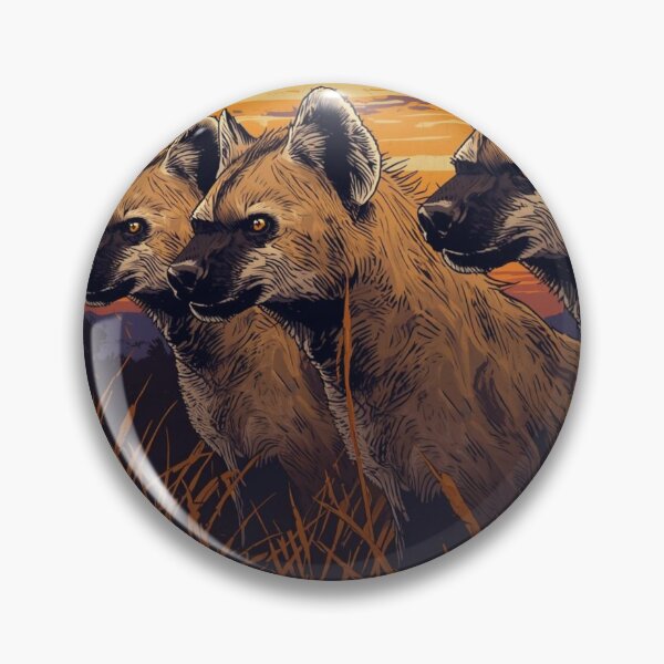 Item preview, Hyena Clan — Wild Control Savanna Sunset  Fashion Print designed and sold by SavannaStrikes.