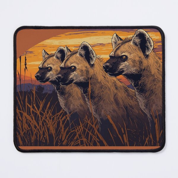 Item preview, Hyena Clan — Wild Control Savanna Sunset Fashion Print designed and sold by SavannaStrikes.