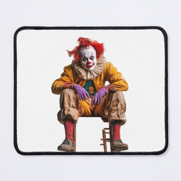 Item preview, Creepy Nightmare Clown – Evil Circus Horror Portrait for Halloween designed and sold by MED-AFDS.
