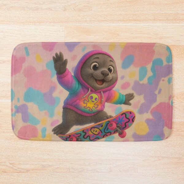 Item preview, Skater Grey Seal designed and sold by Sillytoe.