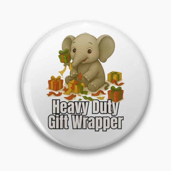 Item preview, Heavy Duty Gift Wrapper – Christmas Elephant designed and sold by SVALANART.