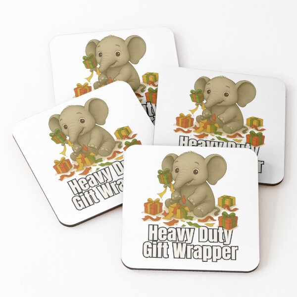 Item preview, Heavy Duty Gift Wrapper – Christmas Elephant designed and sold by SVALANART.