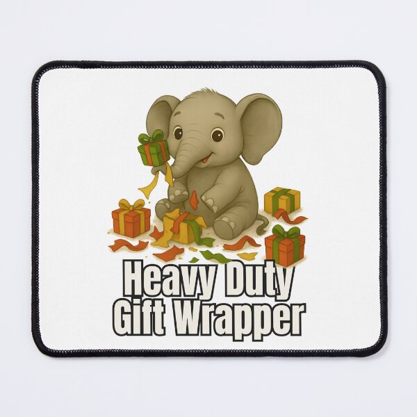 Item preview, Heavy Duty Gift Wrapper – Christmas Elephant designed and sold by SVALANART.