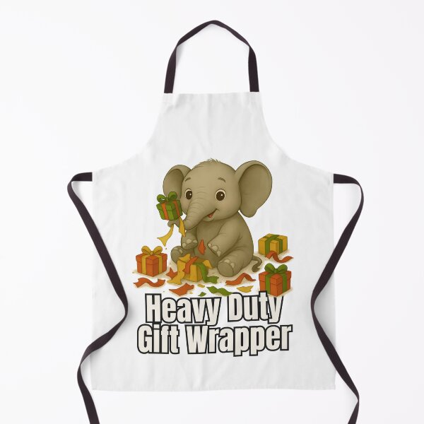 Item preview, Heavy Duty Gift Wrapper – Christmas Elephant designed and sold by SVALANART.