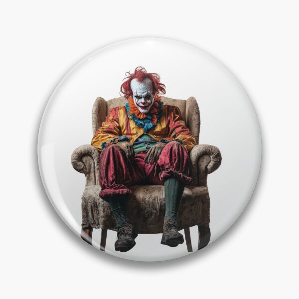 Item preview, Creepy Nightmare Clown – Evil Circus Horror Portrait for Halloween designed and sold by MED-AFDS.