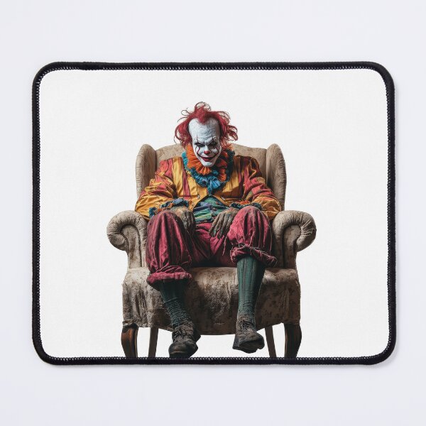 Item preview, Creepy Nightmare Clown – Evil Circus Horror Portrait for Halloween designed and sold by MED-AFDS.
