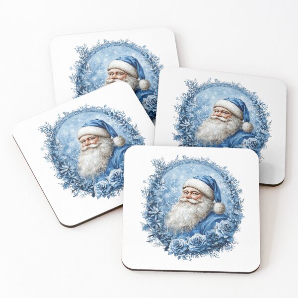 Item preview, Blue Winter Santa designed and sold by Liededrom..