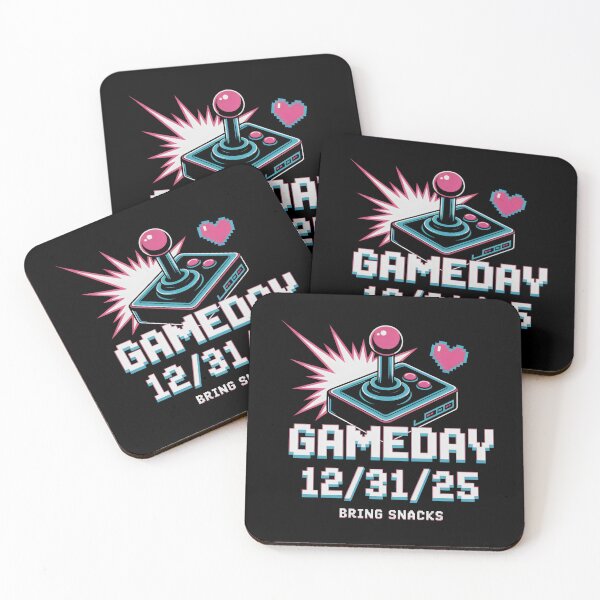 Item preview, Gameday 12 31 25 Retro Joystick Pixel Heart Design designed and sold by SplashTastic.