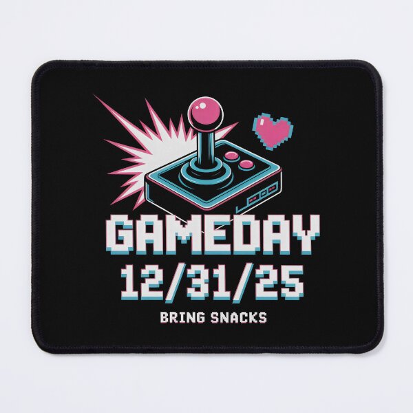 Item preview, Gameday 12 31 25 Retro Joystick Pixel Heart Design designed and sold by SplashTastic.