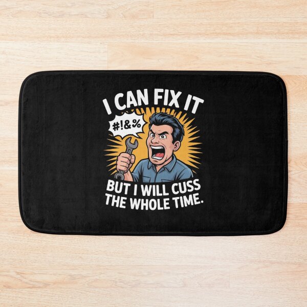 Item preview, I Can Fix It But I Will Cuss The Whole Time designed and sold by Mateusz Majcherek.