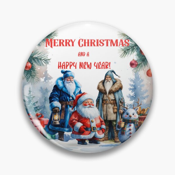 Item preview, Snowy International Christmas Scene – Merry Christmas & Happy New Year Art designed and sold by PAPIRO SIGLO XXI.
