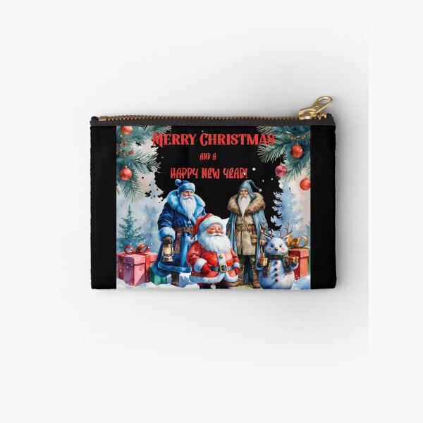 Item preview, Snowy International Christmas Scene – Merry Christmas & Happy New Year Art designed and sold by PAPIRO SIGLO XXI.