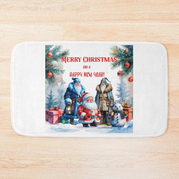 Item preview, Snowy International Christmas Scene – Merry Christmas & Happy New Year Art designed and sold by PAPIRO SIGLO XXI.
