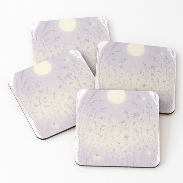 Item preview, Ethereal Moonlit Meadow – Dreamy Night Grass Illustration designed and sold by Fernova.