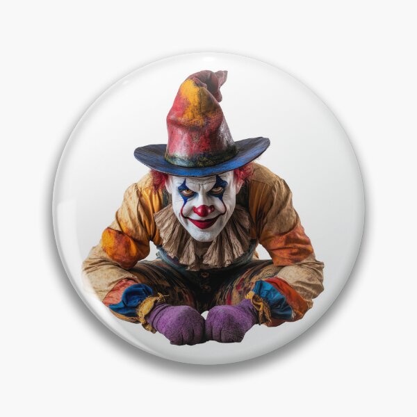 Item preview, Creepy Nightmare Clown – Evil Circus Horror Portrait for Halloween designed and sold by MED-AFDS.