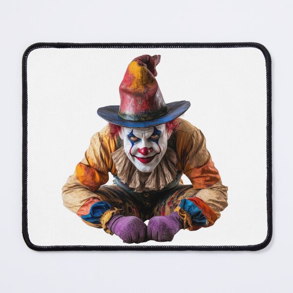 Item preview, Creepy Nightmare Clown – Evil Circus Horror Portrait for Halloween designed and sold by MED-AFDS.