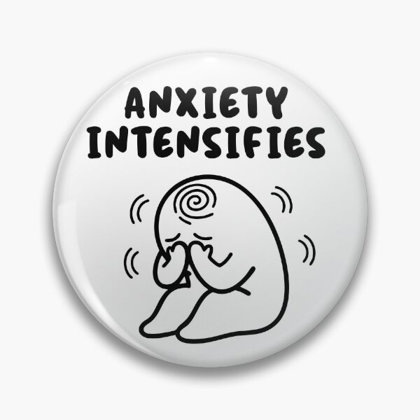 Item preview, Anxiety Intensifies designed and sold by CuteUnipoop.