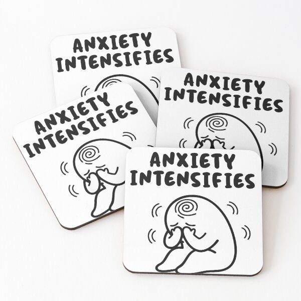 Item preview, Anxiety Intensifies designed and sold by CuteUnipoop.