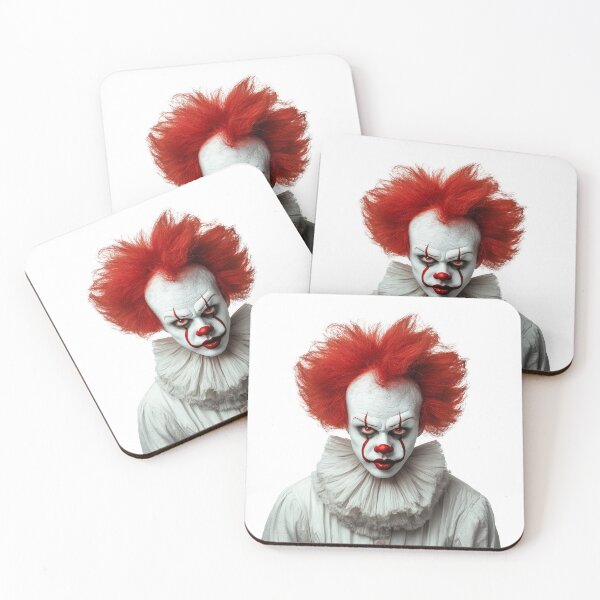 Item preview, Creepy Nightmare Clown – Evil Circus Horror Portrait for Halloween designed and sold by MED-AFDS.