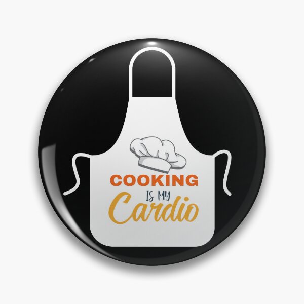 Item preview, Cooking Is My Cardio Funny Chef Sarcasm Kitchen Humor Cook Gift Idea designed and sold by karibov.